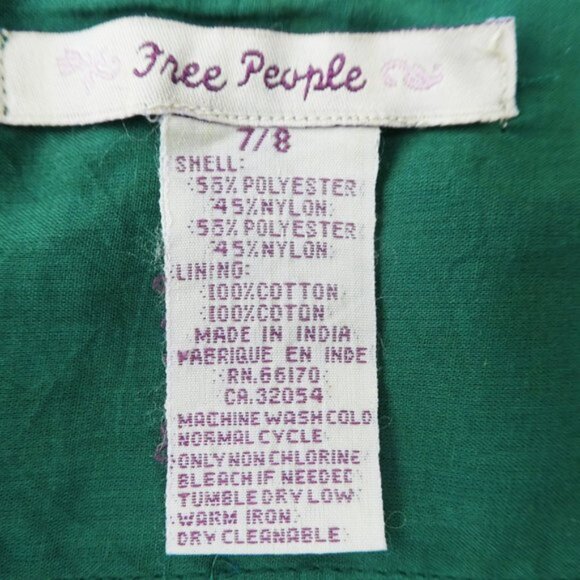 Vintage Y2K 90s Free People Satiny Slip Dress Side YKK Zip Cotton Lining 7 8 - Picture 8 of 10